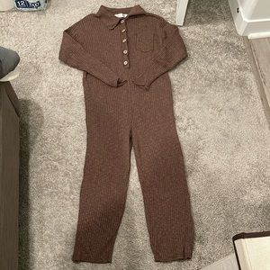 Free People Ribbed Jumpsuit